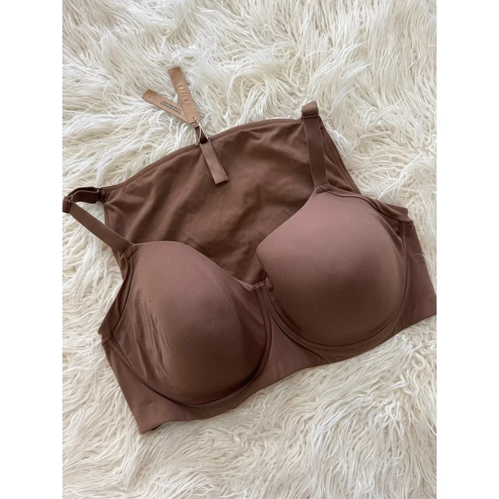 Skims Fits Everybody Back Smoothing Full Coverage Bra Jasper Size 44DDD - Picture 6 of 11